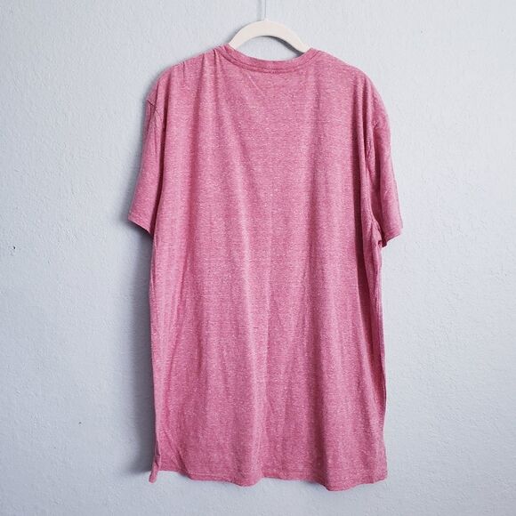 Disney Red Heathered Epcot World Showcase USA Flag Tee - Picture 5 of 5